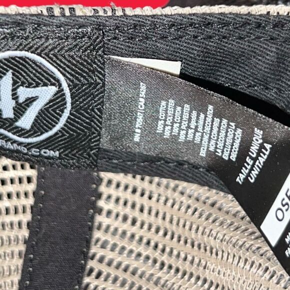 Indiana Hoosiers '47 Brand Black Fourstroke Mesh Back Cleanup Adjustable Cap - Picture 4 of 7